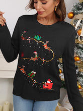 Pull de Noël en jacquard à paillettes pour femme